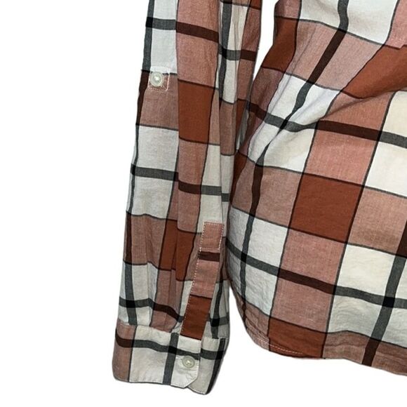 Ann Taylor Factory Relaxed Fit Collared Button Down Blouse - Picture 9 of 12